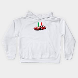 Red 250 GTO Italian Legend Kids Hoodie